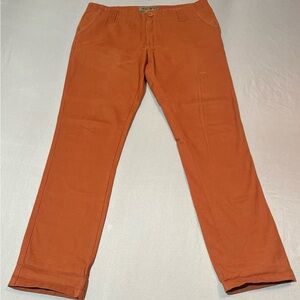 RED SNAP Relaxed Straight Men's Pants Size 32x32 Burnt Orange
